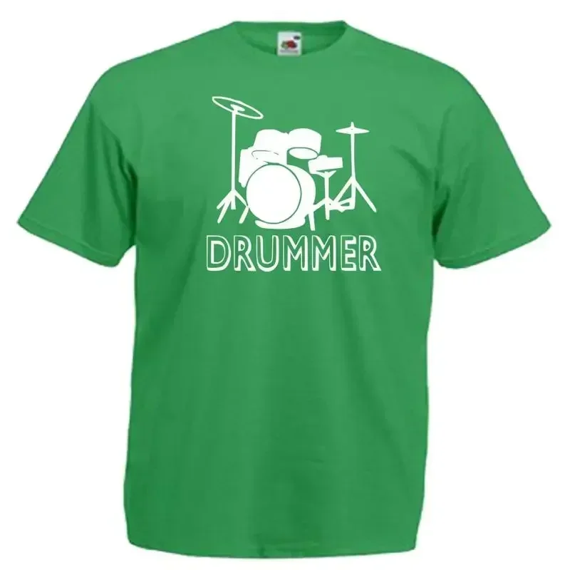 Drummer Drum Kit Adults Mens T Shirt 12 Colours Size S 3XL