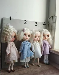 2025 1pcs vintage retro Blythe coat 1/6 30cm(Fit for  azone,Pullip,Ob22/24/26, Licca)