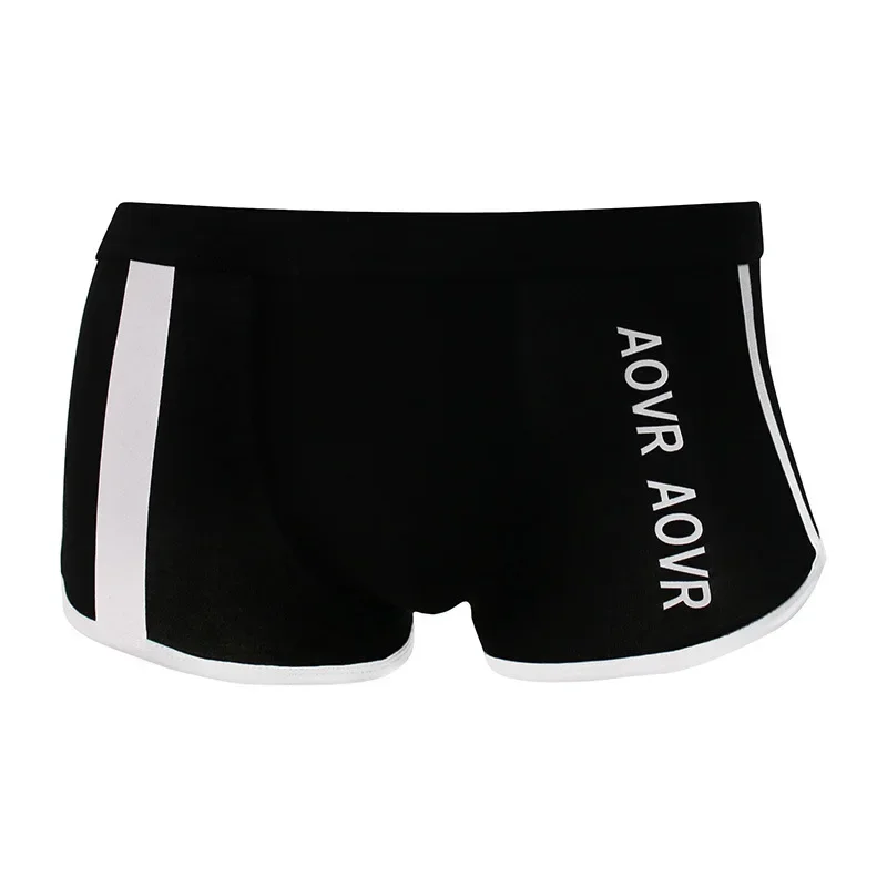 Boxers Men Fashion Cotton Breathable Underwear Home Underpants Men  Loose Boxer U Convex Pouch Arrow Panties Calzoncillos Hombre