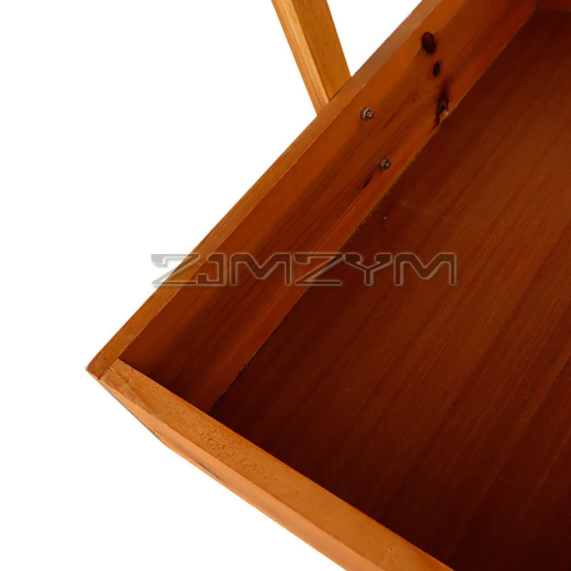 Cesta de transporte de madera, organizador de madera, Caddy de almacenamiento, bandeja de laboratorio de ciencia con asa para instrumentos de laboratorio, equipo de laboratorio, aula, ящик
