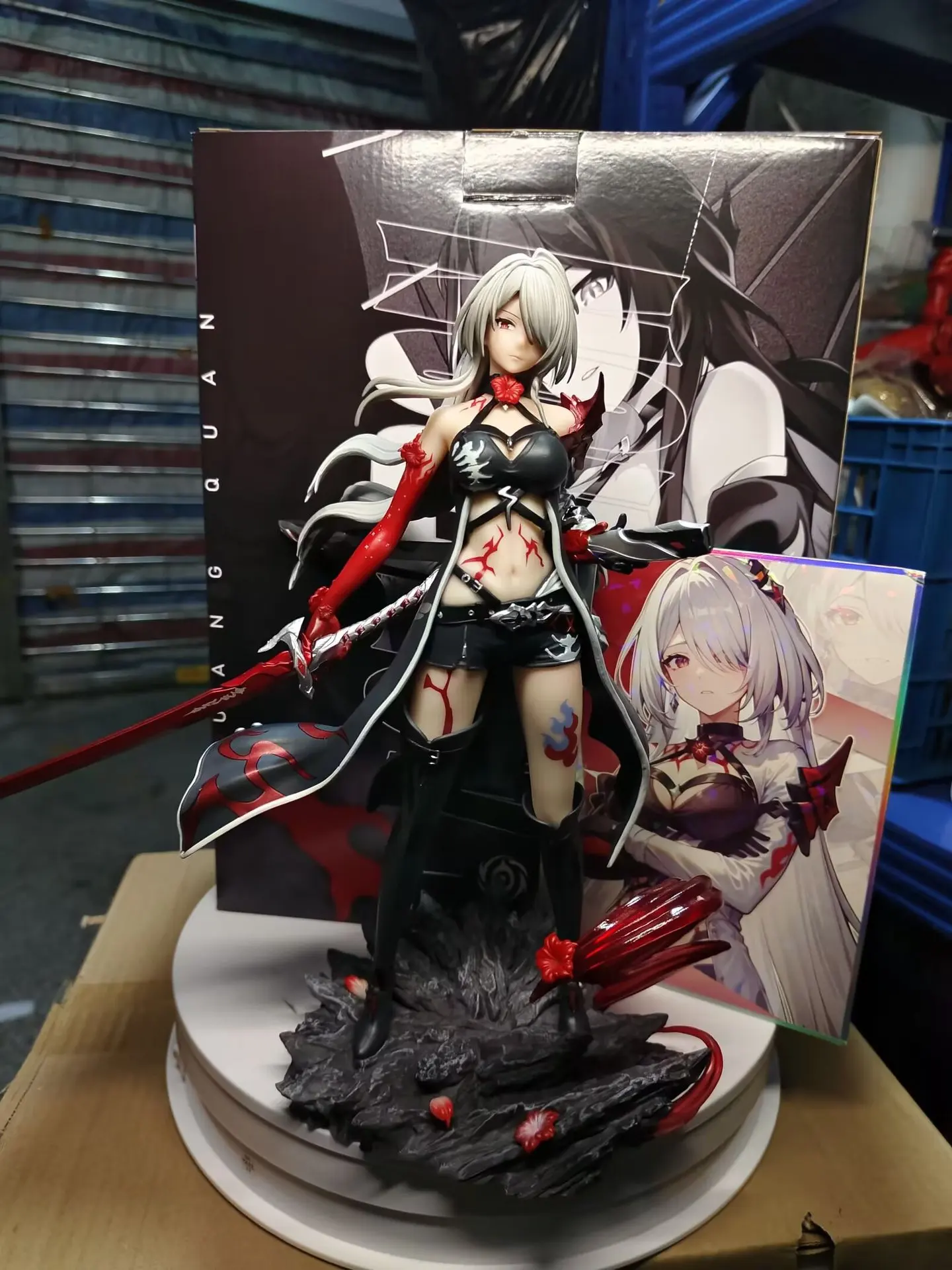 Anime Figure Peripherals Nsfw Honkai: Star Rail Acheron 36cm Model Pvc Action Figure Game Collection Desktop Decorate Model Gift