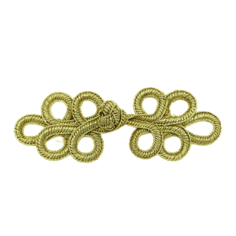 ユニークな1ペアゴールドワイヤー5つの葉のバックルセキュアーな耐久性のあるファスナーはきちんとした衣服用