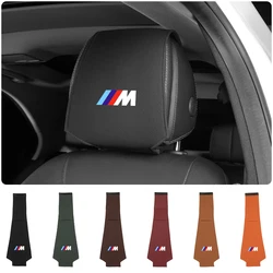 Car Seat Headrest Pillow Styling Storage Cover Suede seat Pillow Pad For BMW Performance F07 F34 F10 F39 F30 F25 F26 F15 F16