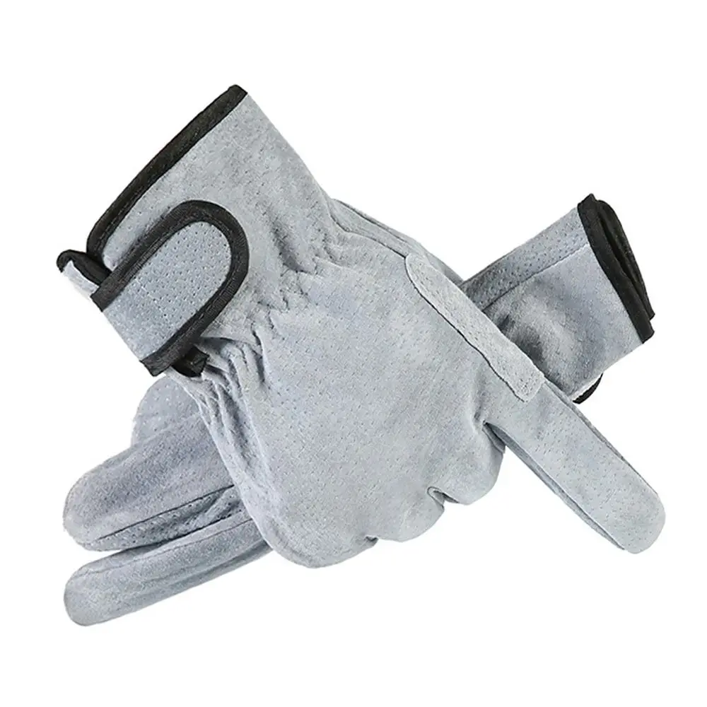 Leather Welding Gloves Flame Retardant Heat-Resistant Work Gloves Oven Fireplace Welder Supplies Anti-cutting Glove Workplace