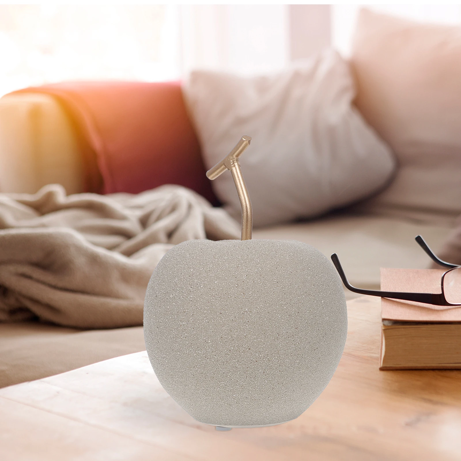 

1Pcs Lovely Fruit Decoration Porcelain Household Decor Desktop Ceramic Adorn Photo Prop Ceramic Ornament Fruit Decor