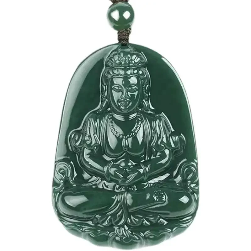 

Sapphire Guanyin Bodhisattva Necklace Jade