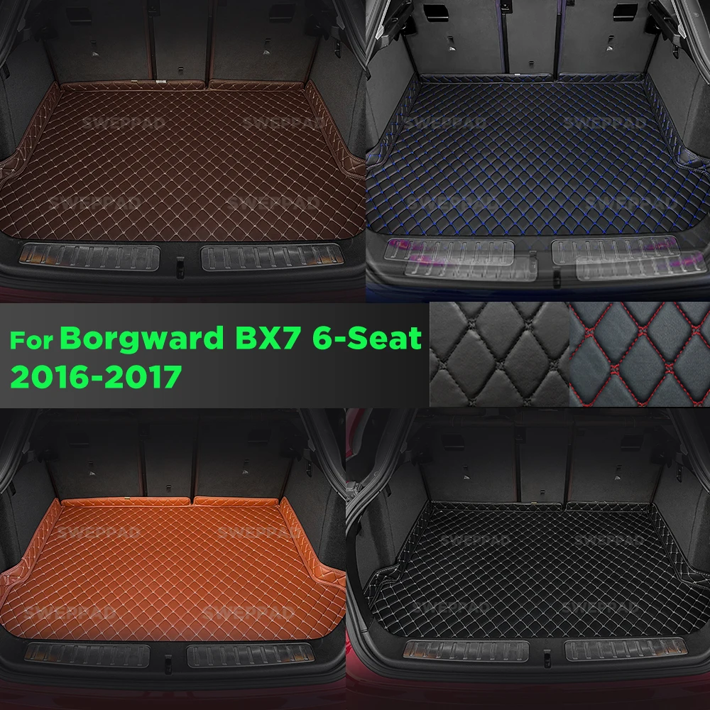 

For Borgward BX7 6-Seat 2016-2017 Car Trunk Mat Car Cargo Liner Protective Pad Interior Accessories