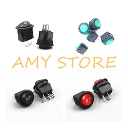 5 adet ev kahve makinesi Pot 2 pozisyon 2Pin 3Pin tekne Rocker anahtarı dağı 15mm KCD1-204-3P GRN kırmızı BLK 3A 250V 6A 125V KCD11