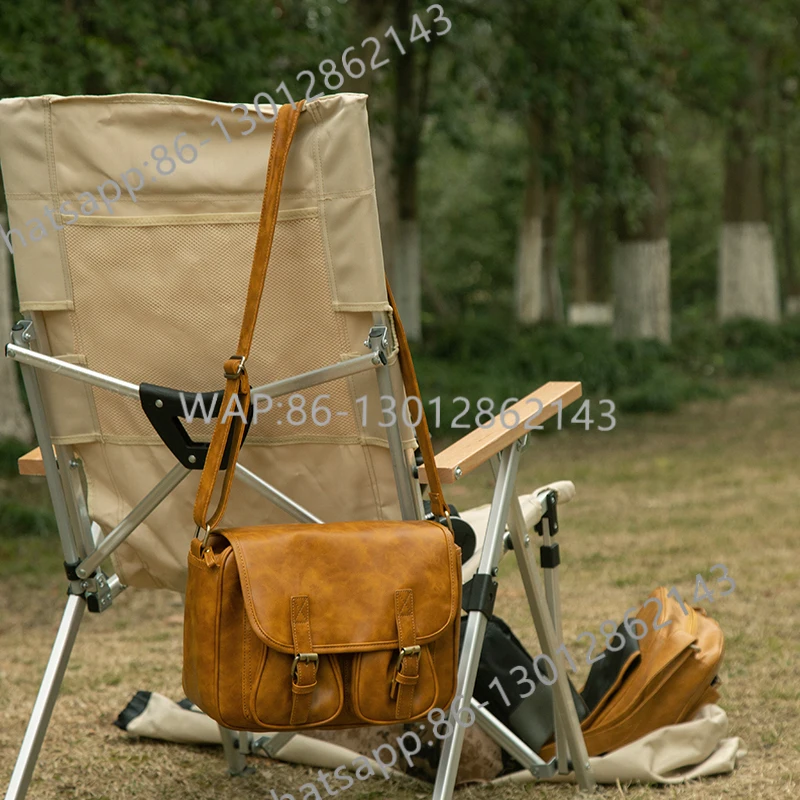 

Водонепроницаемая сумка для фотографий на плечо из искусственной кожи в стиле ретро, цифровая литературная сумка для хранения SLR micro-single