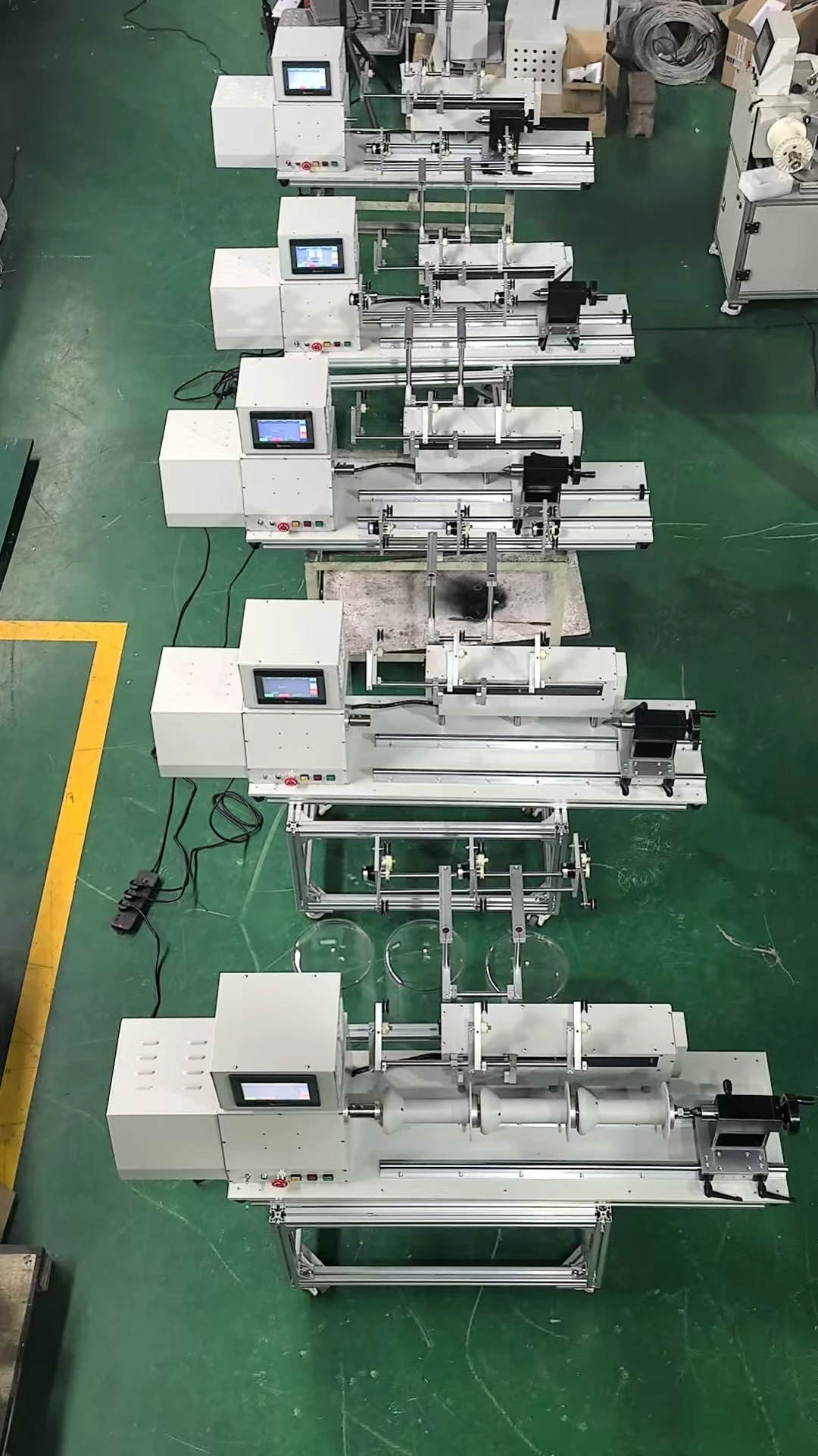 QIPANG High Speed Russian Language Unmanned Aerial Vehicle Fiber Optic Rewinding Machine
