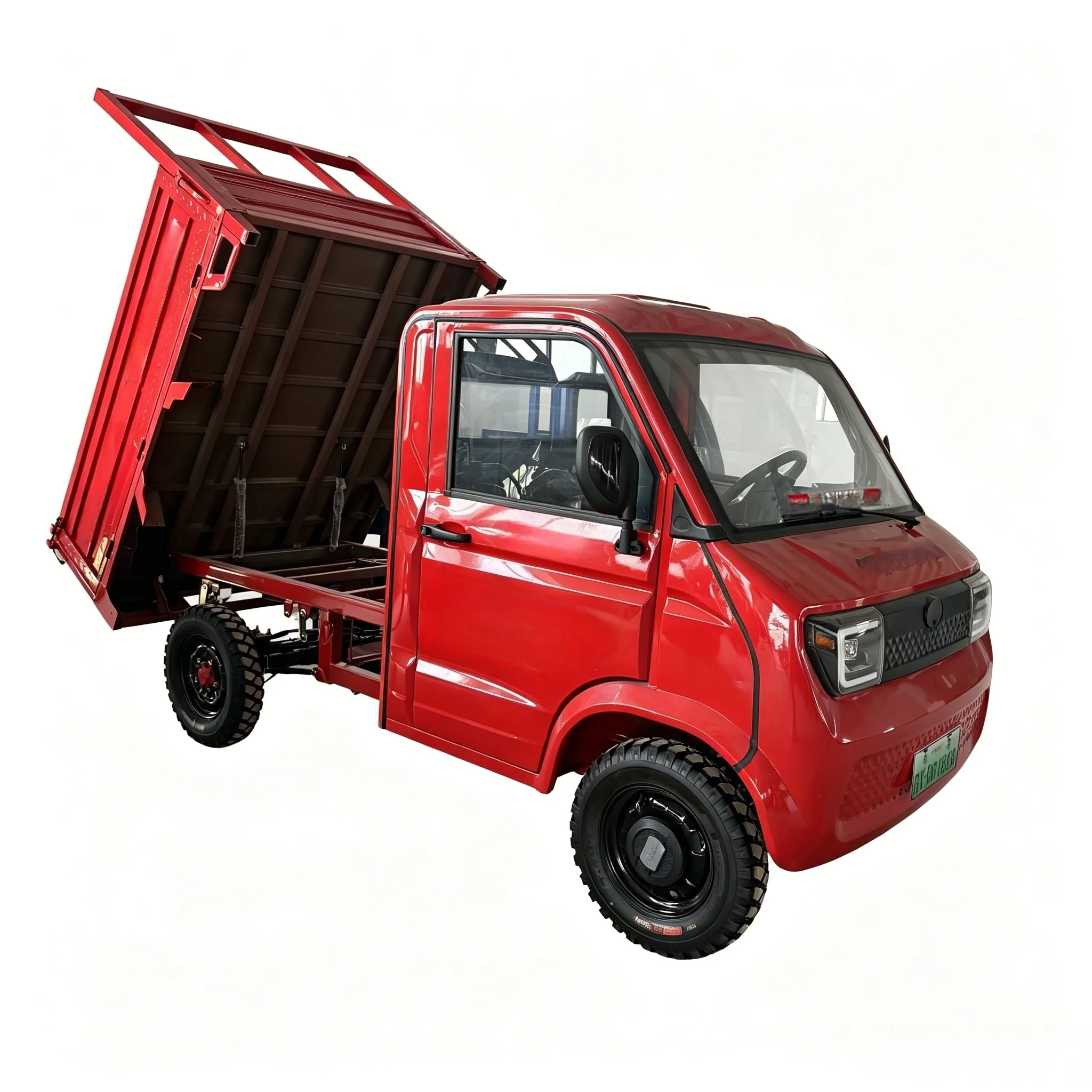 Cargo Electric Tricycle 3 Wheel Cabin Trike For Farm Delivery Cheap Car Pickup