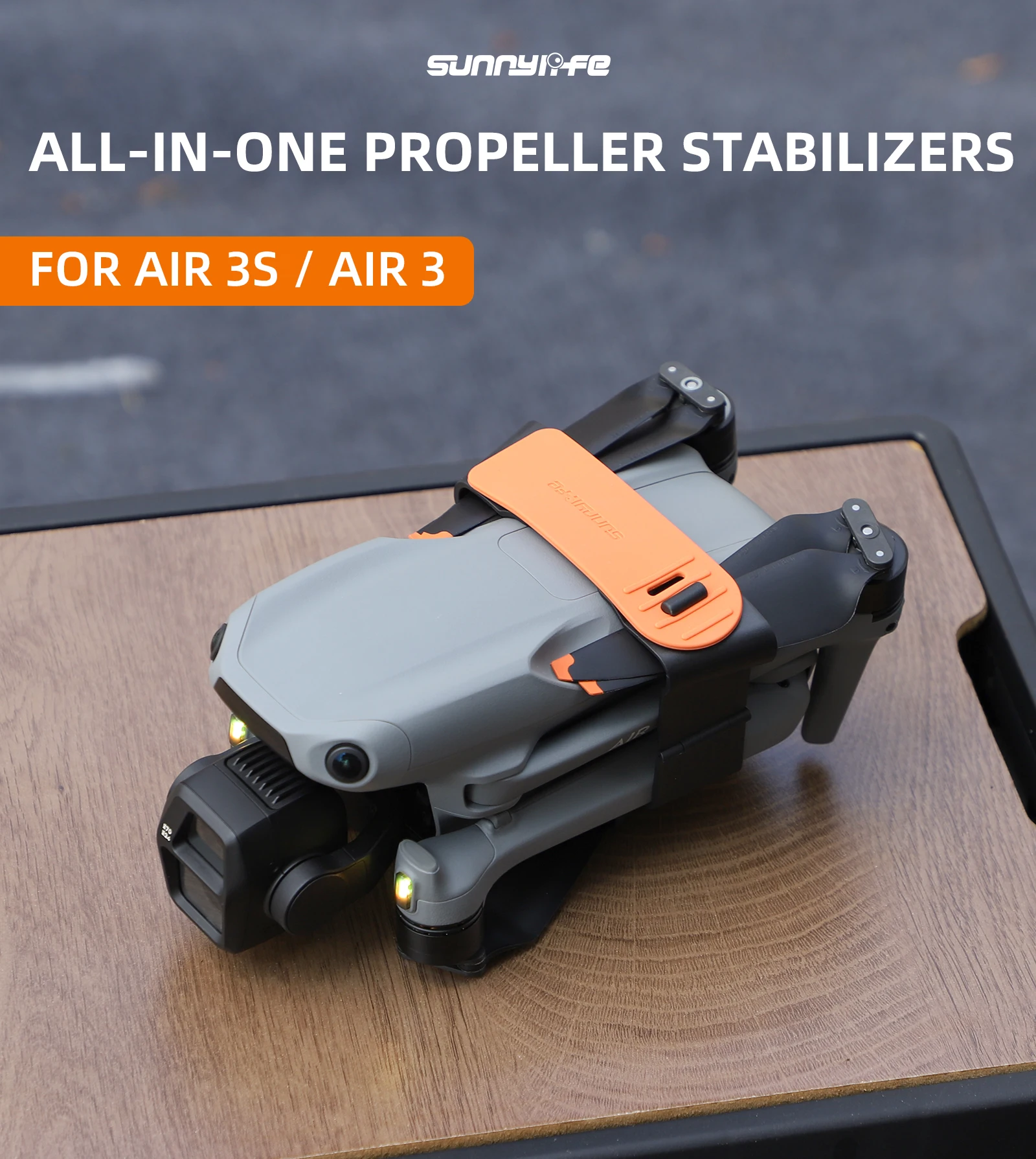 Propeller Retainer for DJI AIR 3S Propeller Blade Holder Accessory for AIR 3 Drone Chassis Protective Cover Portable Accessories