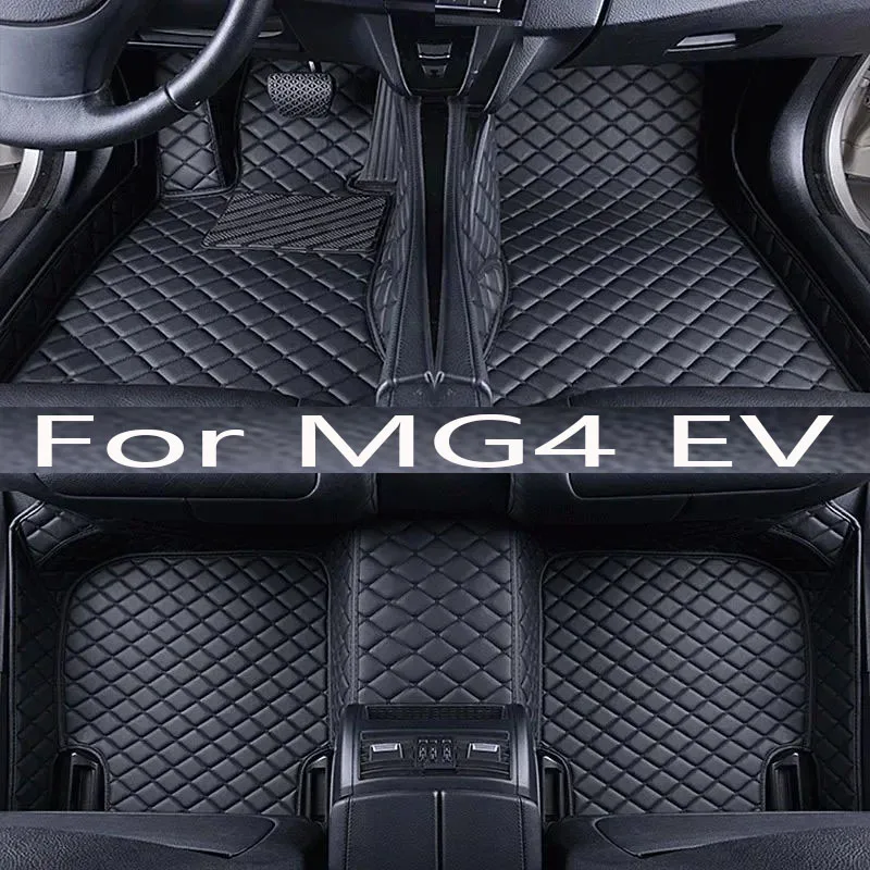 

Car Floor Mats For MG4 EV MG Mulan EH32 2022 2023 2024 Hatchback Rug Leather Mat Cubre Pisos Para Autos Car Accessories Interior