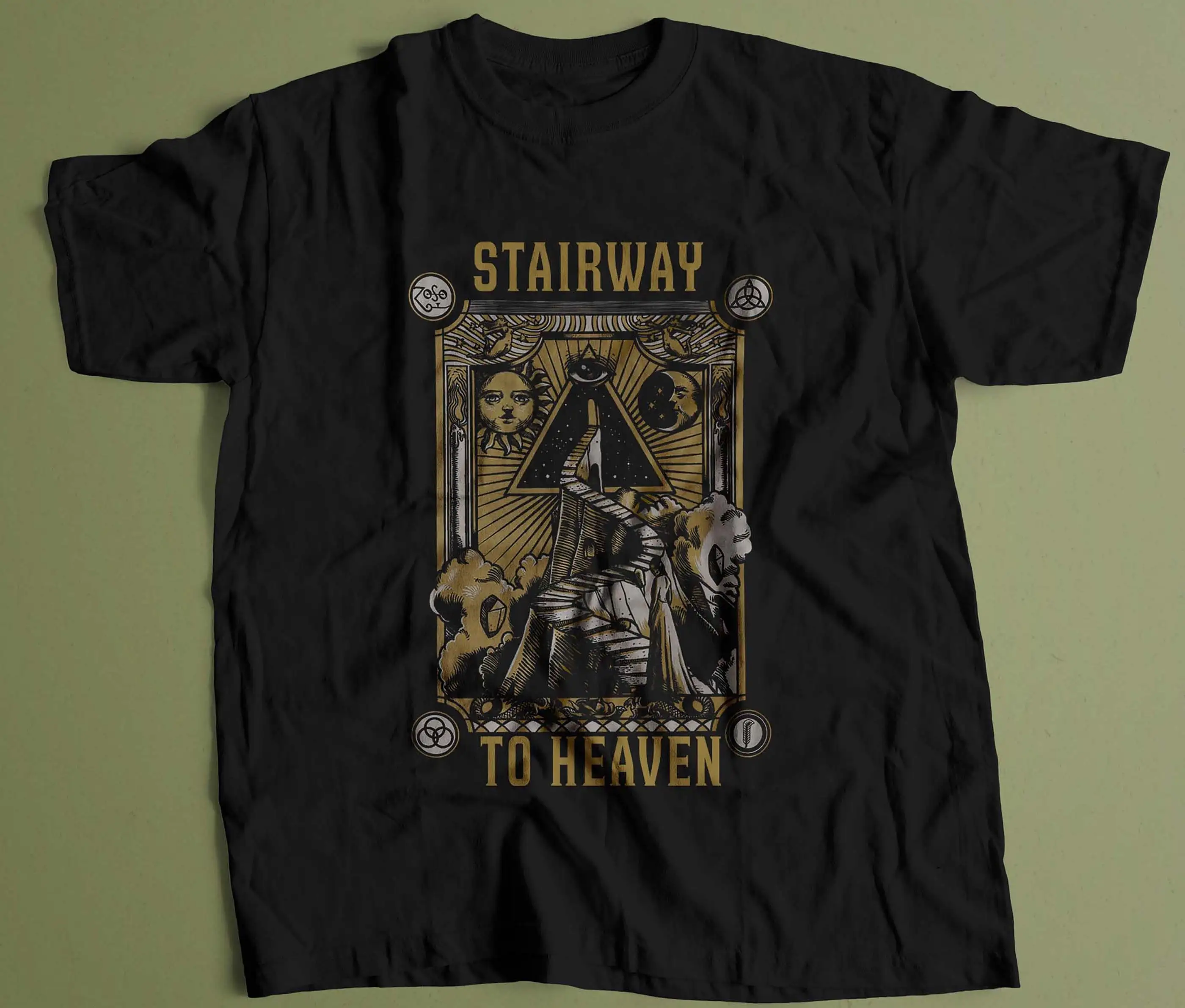 Stairway To Heaven T Shirt Funny Heavy Metal For Men Women