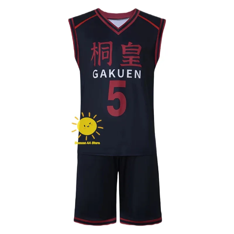 أزياء أنيمي كوروكو تيتسويا التأثيرية كوروكو كرة السلة التأثيرية بدلة كرة السلة جيرسي كاغامي تايغا للهالوين كوميكيت كوس للجنسين