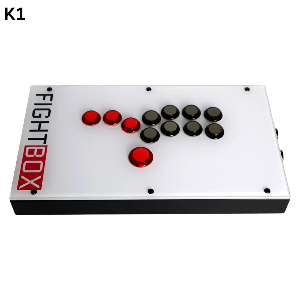 FightBox K1 FIGHTING BOARD-UP5 모든 버튼 히트박스 스타일 아케이드 조이스틱 크라운, 삼덕사 SDB-203C 버튼 파이트 스틱 컨트롤러