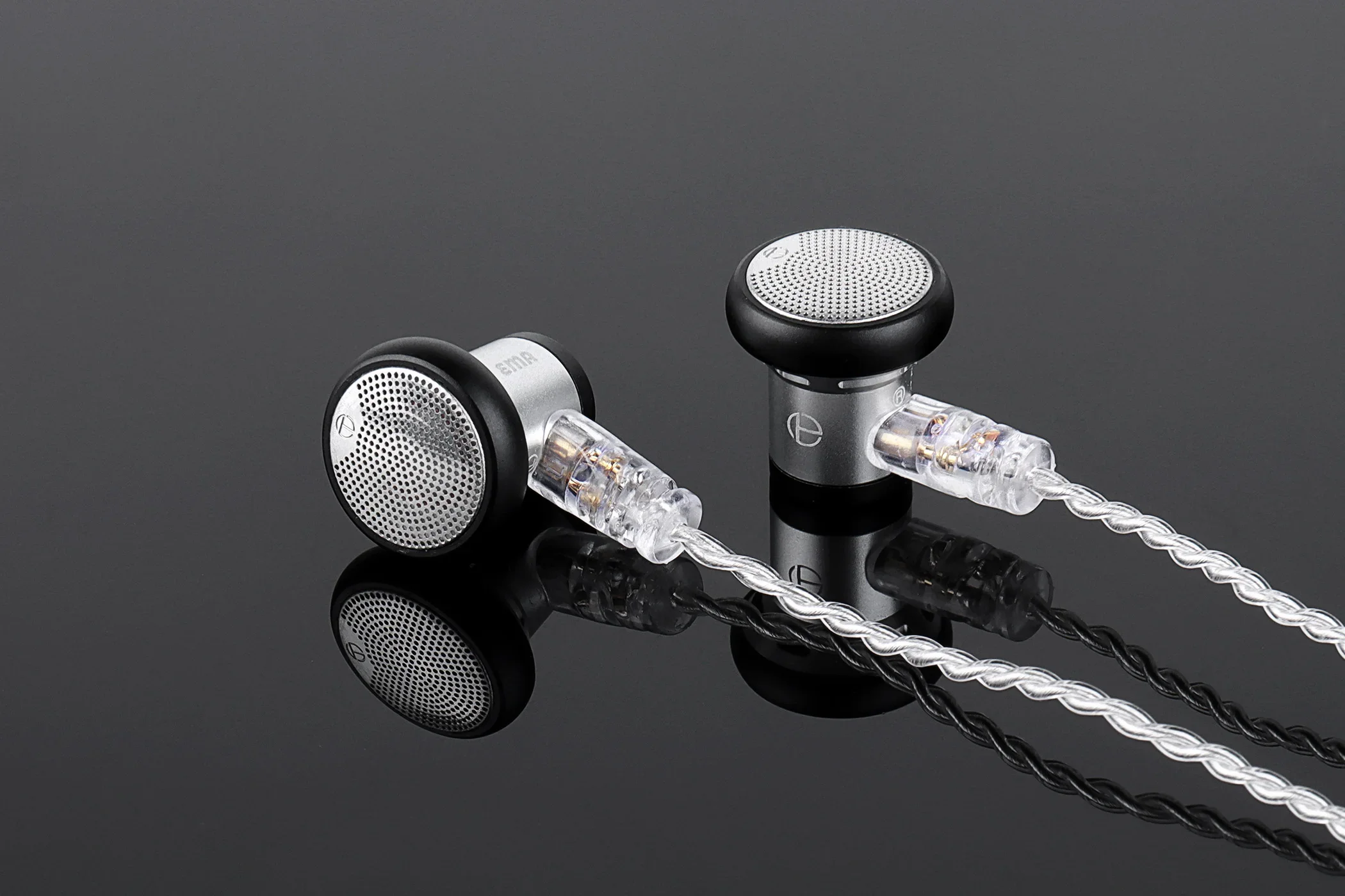 14.2mm Dynamic Driver In Ear Earphone Bass Metal Flat Head Plug Earburd Replaceable Cable