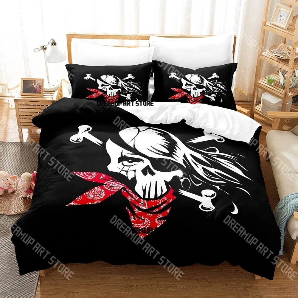 Fashion Human Renaud Sechan Skeleton Bedding Set Single Twin Full Queen King Size Bed Set Kids Bedroom Duvetcover Set