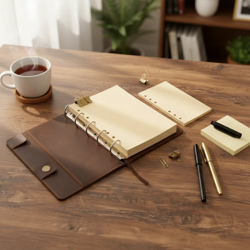 80Sheets Kraft Paper Loose Leaf Paper A5/A6/A7 Horizontal Li