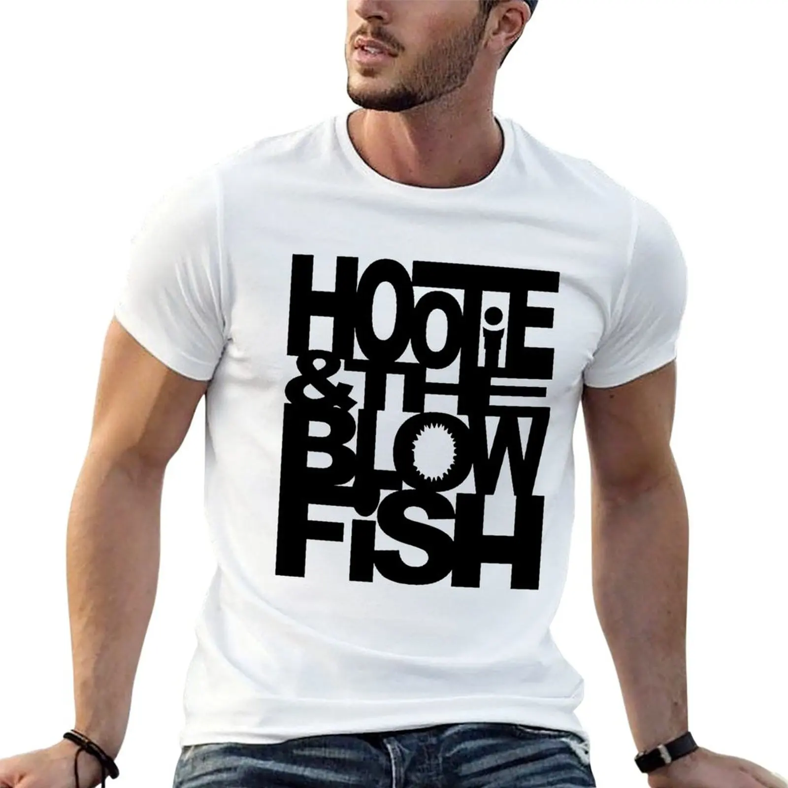 

Футболка hootie & the blow fish, мужская футболка из 100% хлопка, роскошные брендовые мужские футболки с рисунком, футболка