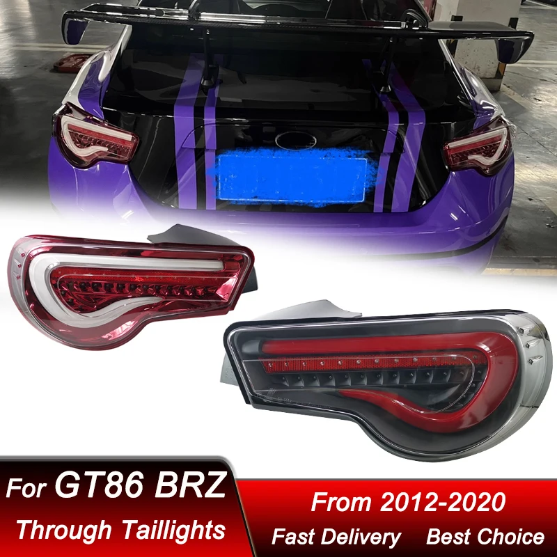 

Pop Car Tail Lights For Toyota GT86 Subaru BRZ 2012-2020 New Style Full LED Tail Lamp Dynamic Turn Signal Light Tail Lamp Assemb