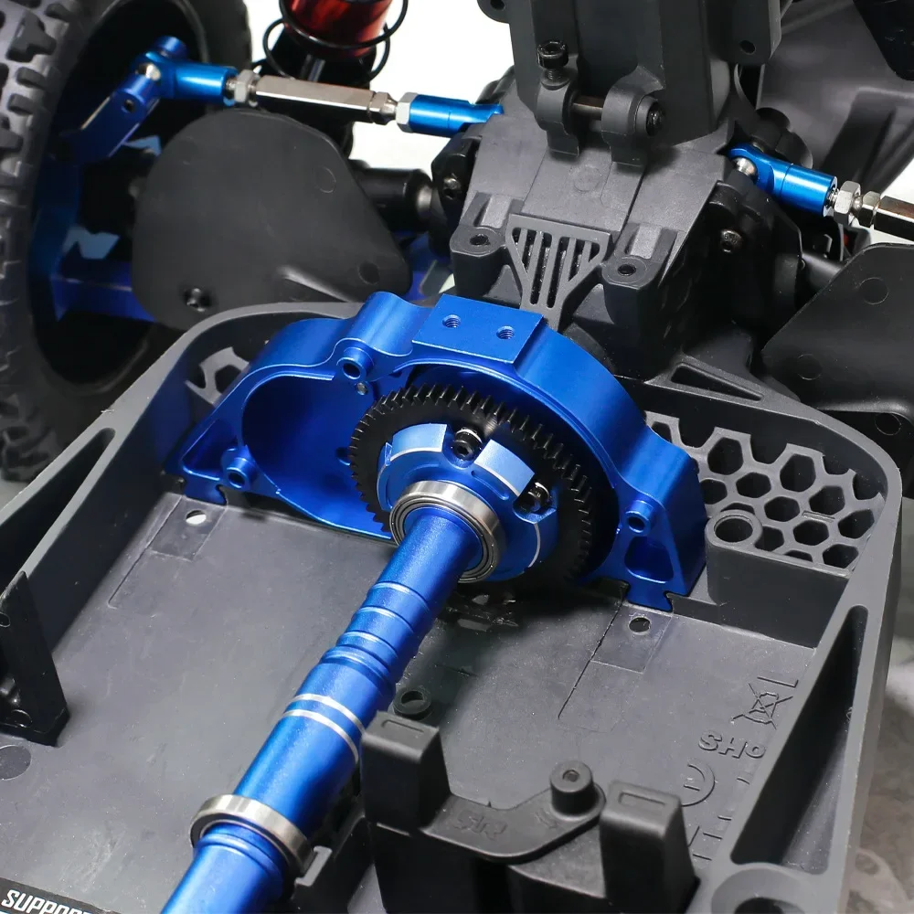 Caja de cambios central de Metal, caja de cambios de montaje de Motor ARA311169 para Arrma 1/10 Kraton Outcast 4S V2 BLX 1/8 Mojave 4S BLX, piezas de mejora