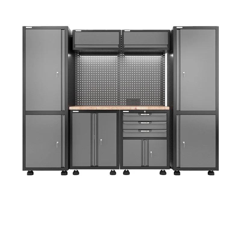 OEM Customizable Modular Steel Garage Workstation Workshop Rolling Tool Box Metal Tool Trolley Cabinet Storage Workbench