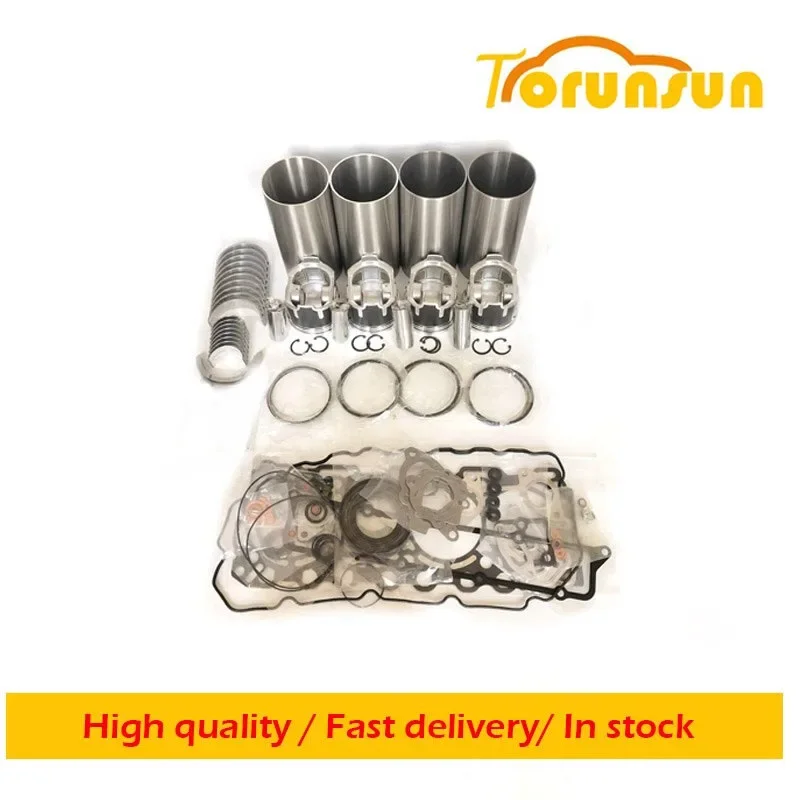 

4JX1 Engine Rebuild Overhaul Kit Fit Isuzu Engine Generator Excavator Tractor