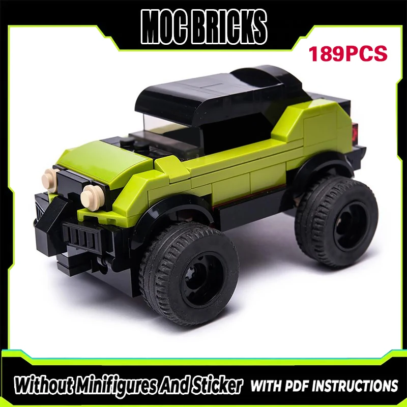 

Конструктор MOC: Модульная модель внедорожного гоночного автомобиля для бездорожья. Технологичный подарок для детей на праздники. Набор для сборки.