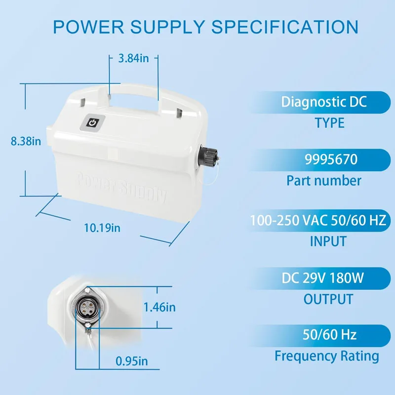 9995670 Robotic Pool Cleaners Assy Power Supply Unit Fit for Nautilus (Old), 3001, Advantage Plus, Commander, Deluxe 3, DX5