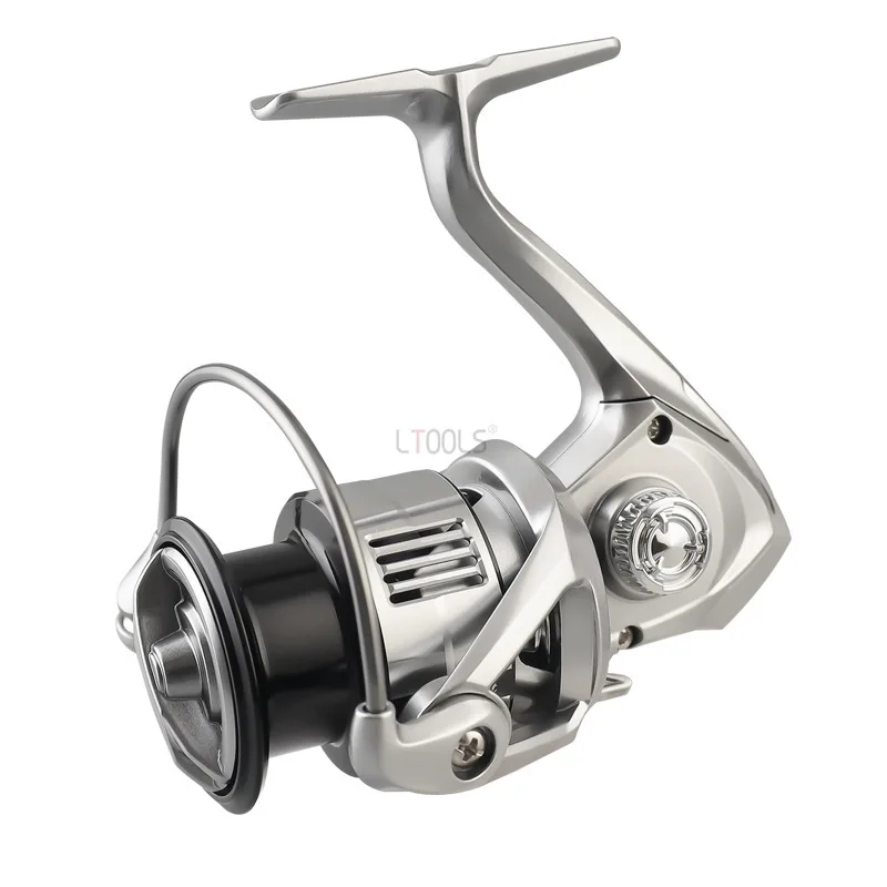 Imagem -03 - Metal Spinning Fishing Reel 5kg Max Drag Mais Rolamentos de Esferas Alumínio Spool Saltwater Pesca Qualquer Peixe Espécies Pesca Linha