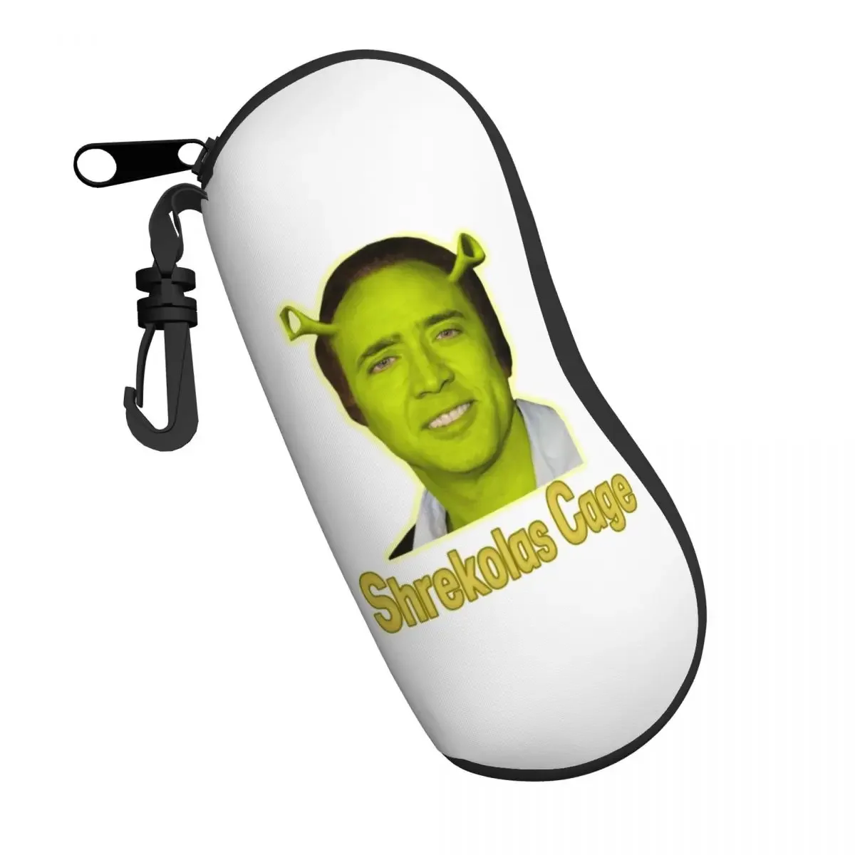 Custom Nicolas Cage Shrek Glasses Case Portable American Actor Shell Eyeglasses Case Sunglasses Box