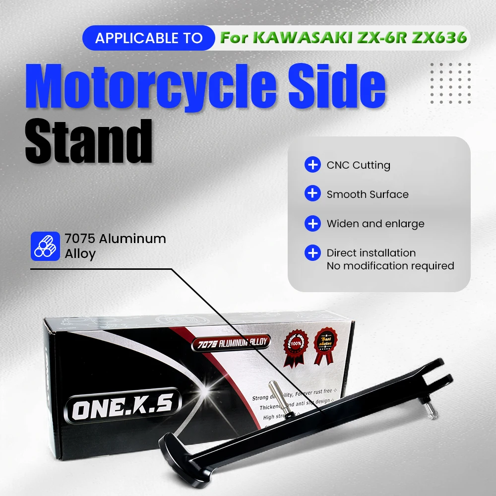 

Для KAWASAKI ZX-6R ZX636 штатив, кронштейн для ног, боковая подставка для мотоцикла, боковая пластина для ног, подставка, удлинитель, увеличитель