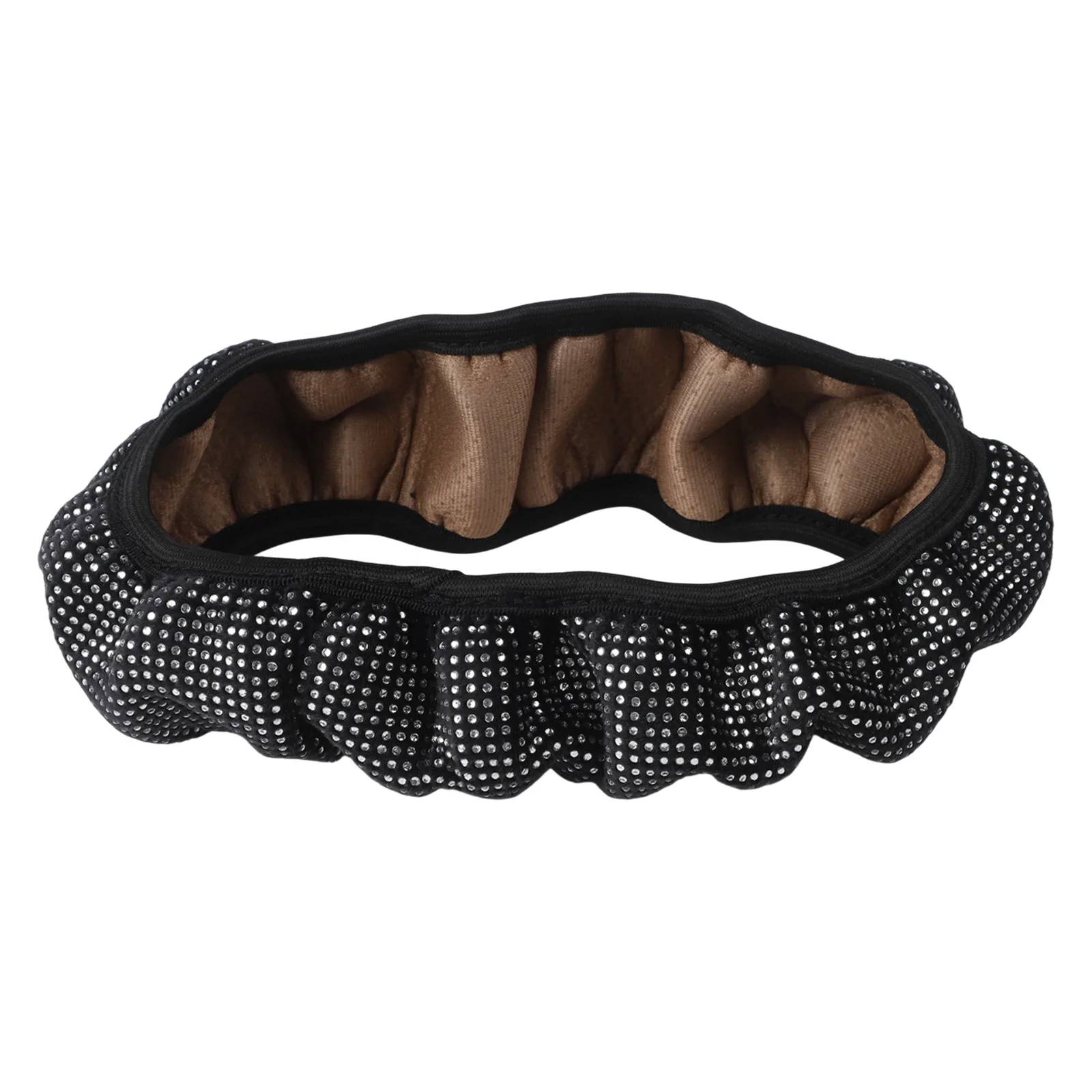 Versátil proteção interior do carro strass cinto de segurança cobre conjunto completo interior do carro ideal para deslocamento diário