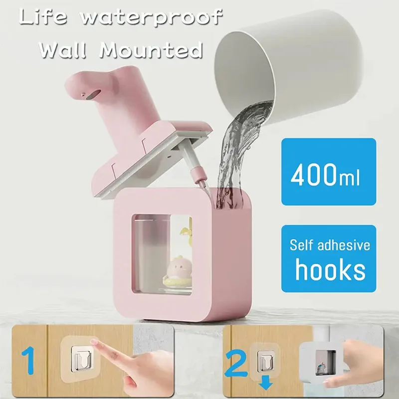

Rechargeable non-contact automatic soap dispenser 400ml children's foam soap machine and night light intelligent induction