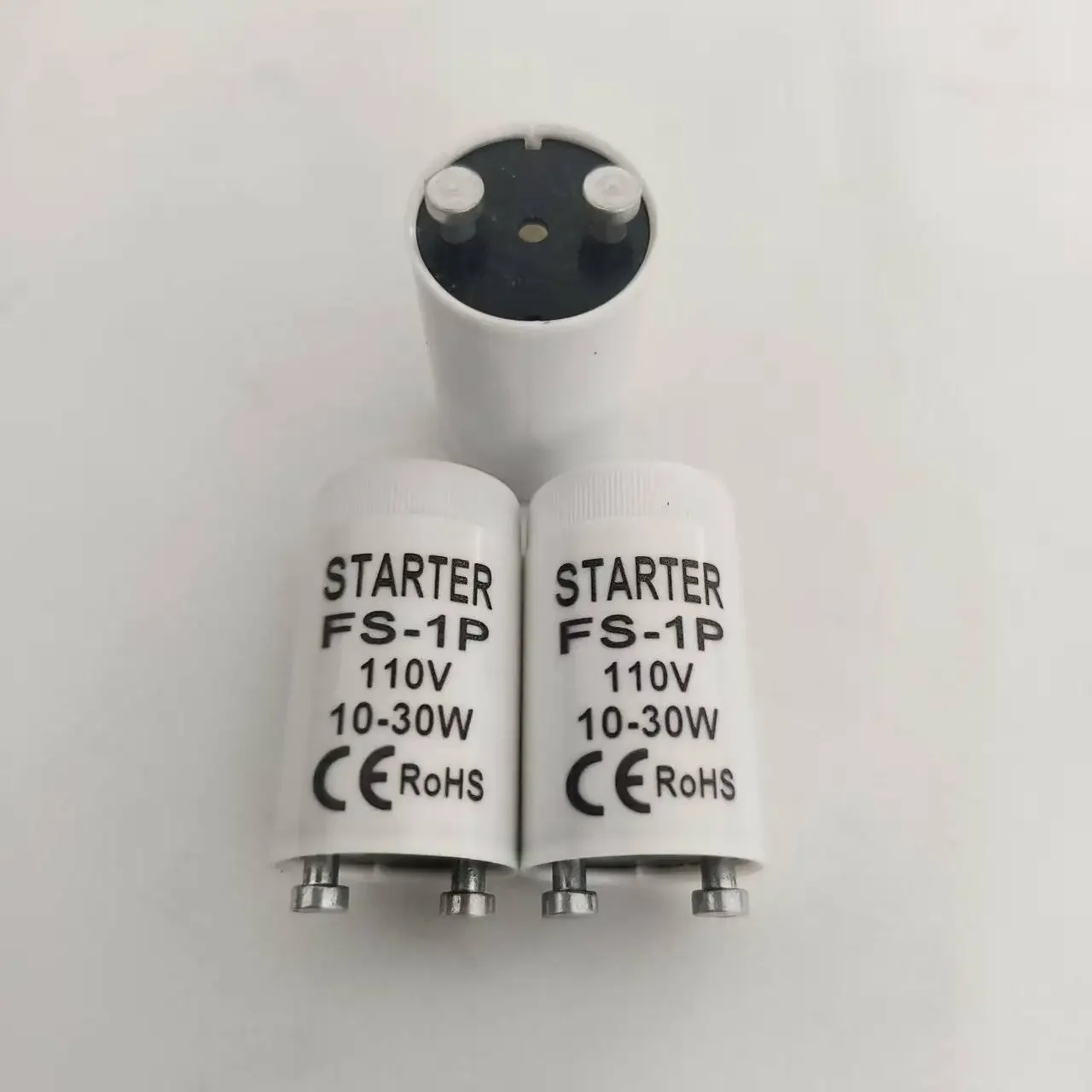 FS-1P Starter for AC110V 10-30W Fluorescent Tube Fuse Starter CE ROHS 25pcs/box