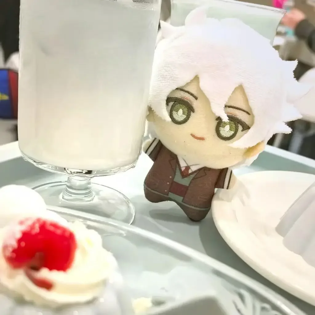 10 Cm Gevulde Pluche Leuke Nagito Komaeda Anime Spel Pop Zeester Pluche Pop Zeester Lichaam Hanger Cosplay Anime Sleutelhanger speelgoed