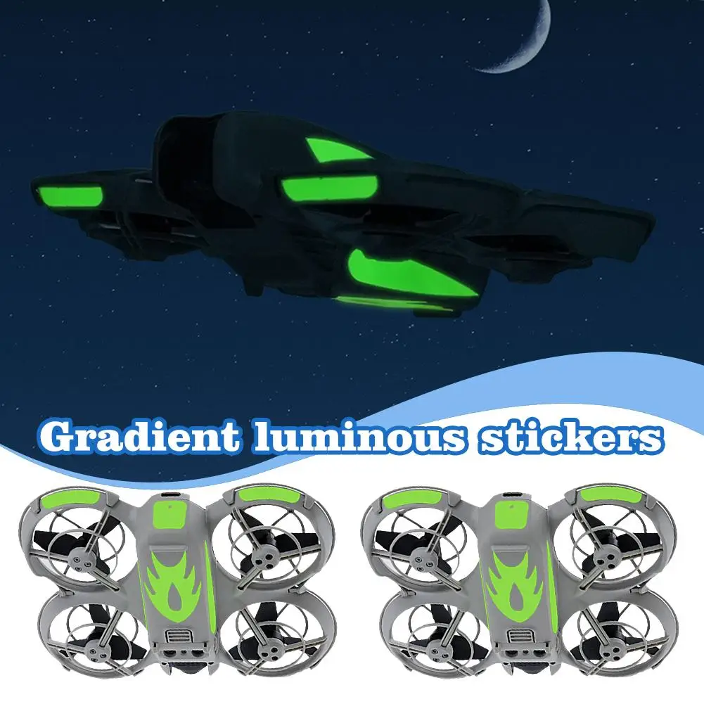 For DJI NEO Drone Luminous Sticker Night Safety Flight Stickers Warning Drone Glow-in-the-dark Film Accessories Kit Protect G4Q5