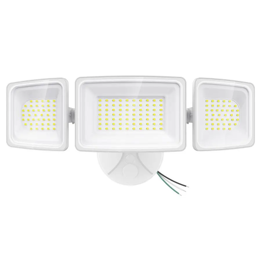 

Светодиодный прожектор безопасности 130 Вт, 13000 лм, для наружного и внутреннего использования, с управлением от выключателя, водонепроницаемый IP65, 6500K, белый свет