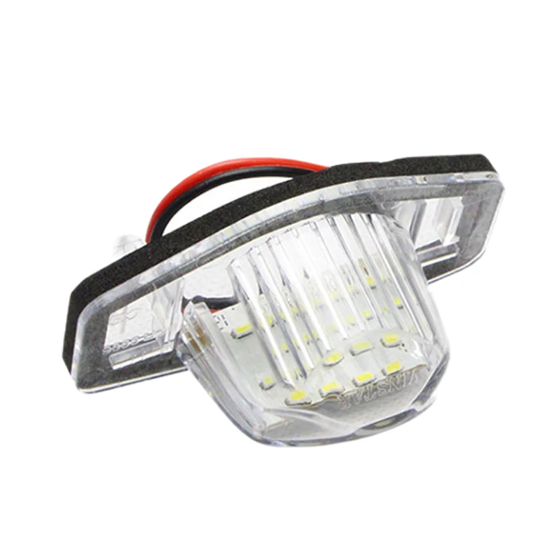 แผ่นเรืองแสงป้ายทะเบียนรถ LED สำหรับฮอนด้า CRV Fit JAZZ Crosstour Odyssey ปราศจากข้อผิดพลาด2x
