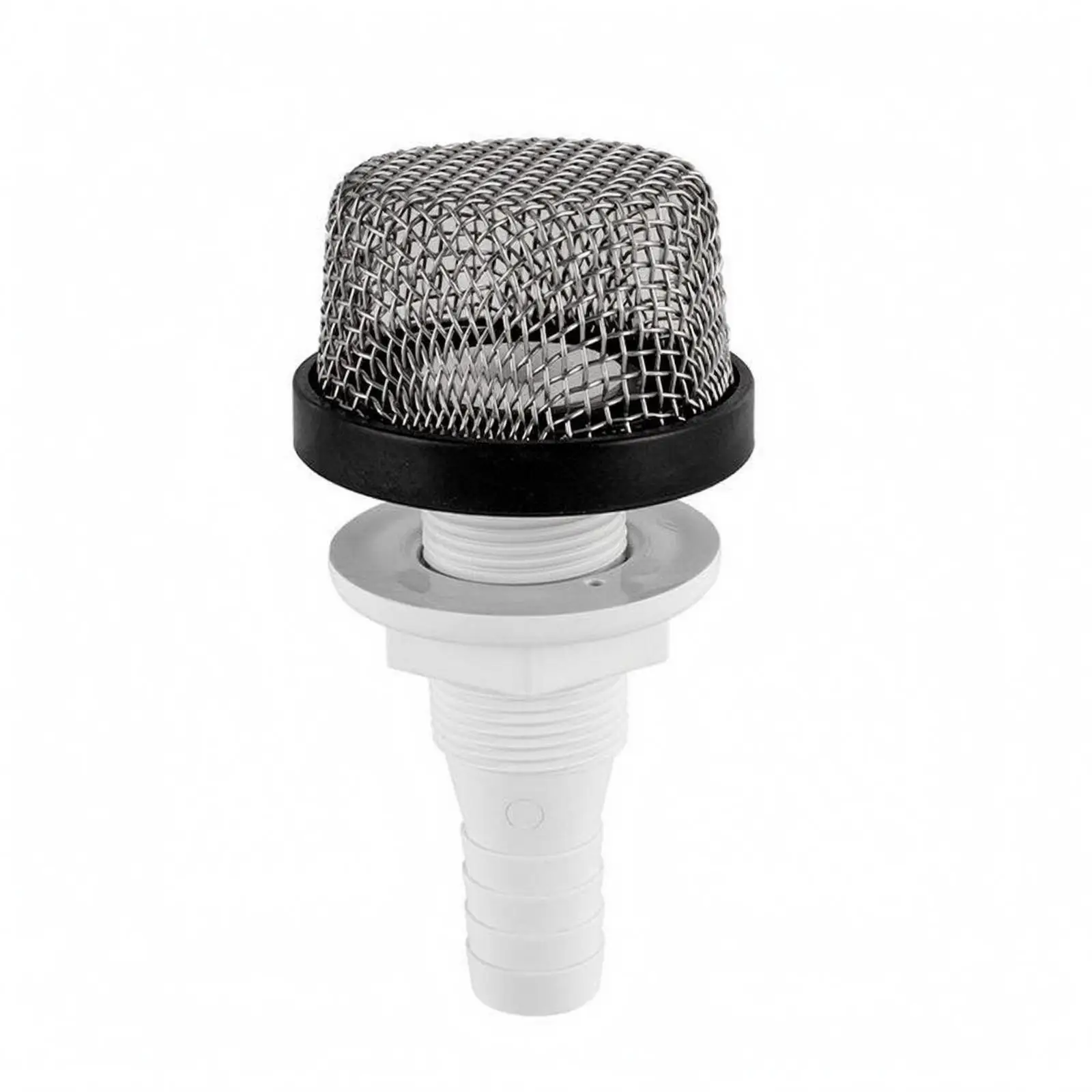 Marine Aquatic-Reservoir Pump Inlet Screen Hose Barb Threaded Inlet Screen White