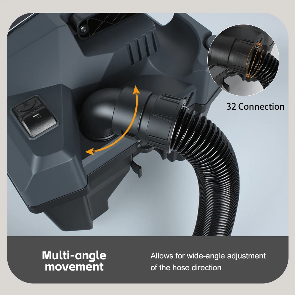 20V draadloze borstelloze stofzuiger voor DeWalt - natte en droge stofzuiger huishoudelijke industriële stofafscheider voor thuis huisdierenhaar