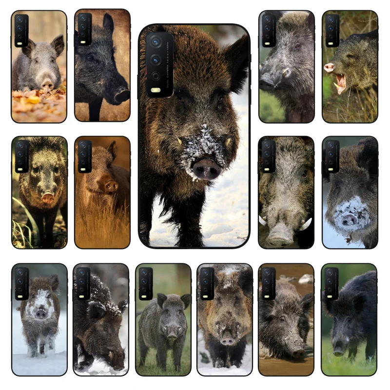 Dieren Wild Zwijn Telefoon Hoesje Voor Vivo Y 53S Y 33S Y 22S Y11 S Y31 Y21 Y70 Y20 Y21 Y21 Y21 S Y72 Y35 Y51 Y01 V23e V21 V23 V21e