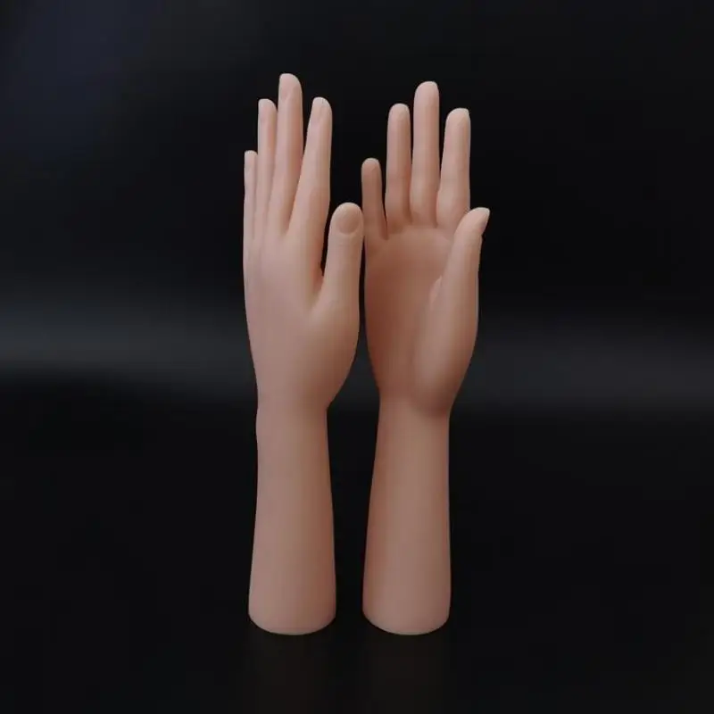 Realistisches Silikonmaterial, weibliches Handmodell, lebensechte Silikon-Hand- und Fußmannequin für die Präsentation von Handkunst und Schmuck. – Detail 9