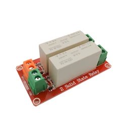 2 4 8-Way High Level Trigger DC Control DC Solid-State Relay Module Single-Phase Electric Relay 5A with Anti-Reverse Function