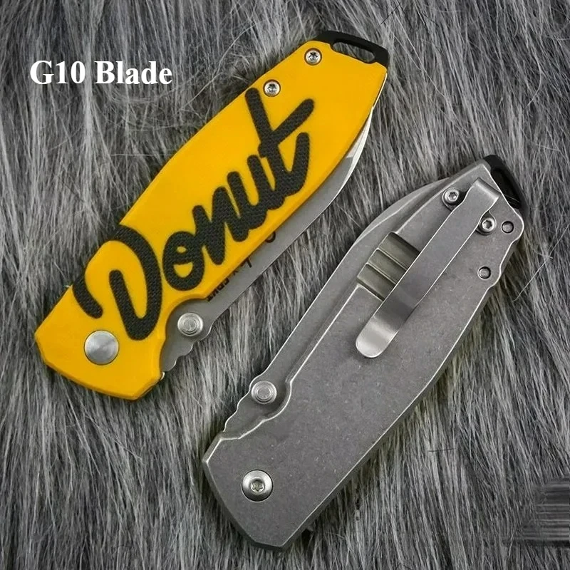 

Cr Donut X Squid Folding Knife D2 blade G10 handle edc multitool knives outdoor selbstverteidigung Hunting Tactical knife