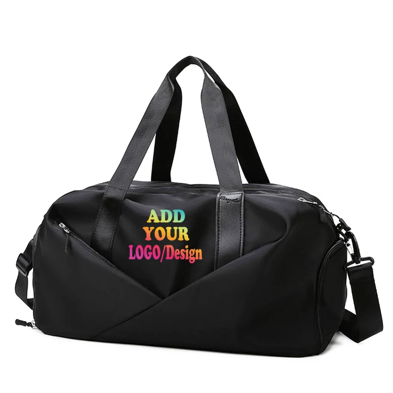 Saco desportivo personalizado com logotipo impresso, nome personalizado, mochila de viagem, grande capacidade, bolsa de treinamento ao ar livre