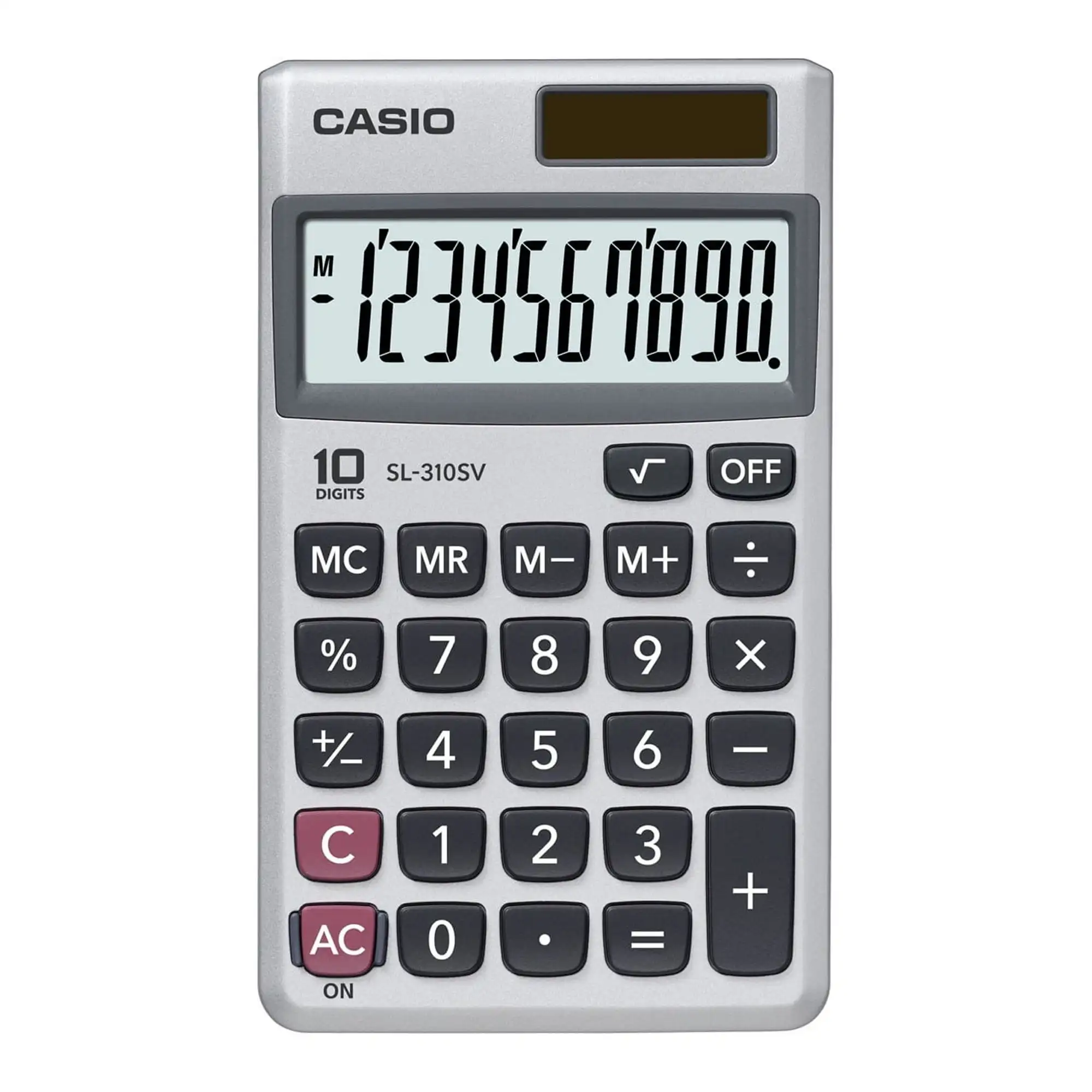 

Casio SL-310SV 10-Digit Wallet Size Basic Calculator for Elementary to High School classes