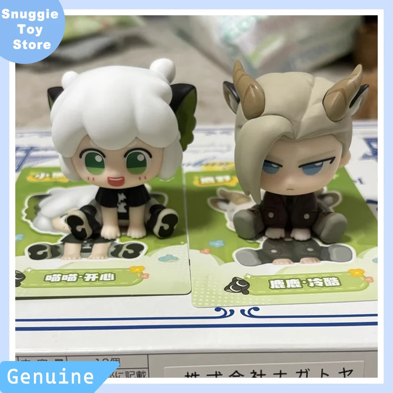 Pré-venda senluo wanxiang luo xiaohei zhanji 2 bonito grão periferia genuíno caixa cega saco cego ornamento q edição artesanal