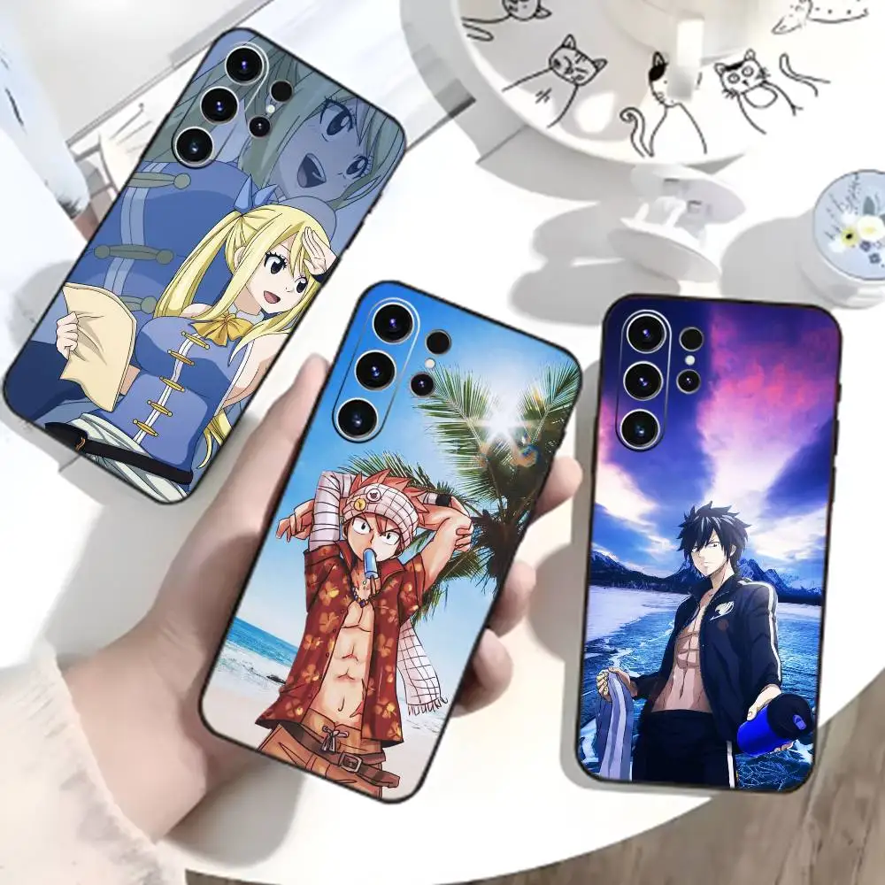 ANIME R-FAIRY TAIL Phone Case For Samsung S26,S25,S24,S23,S22,S21,S20,Plus,Fe,Lite,Others Black Cover